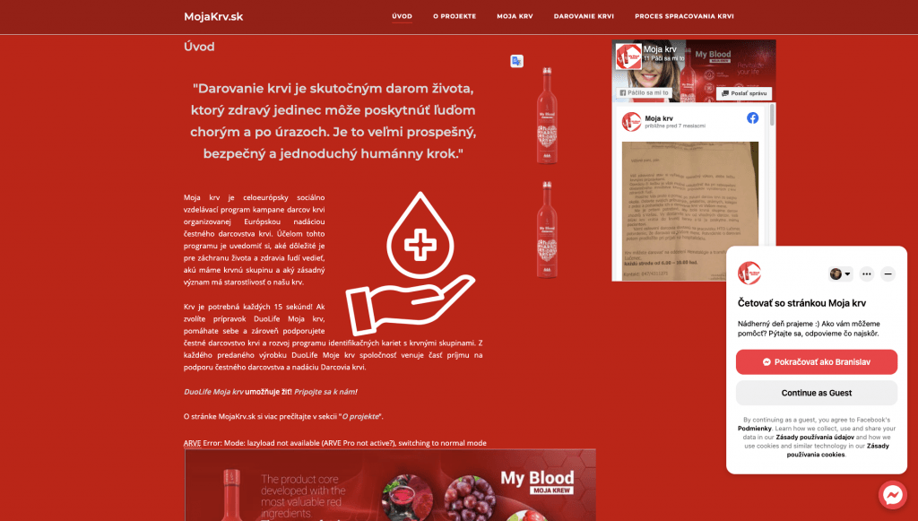 Moja krv.sk