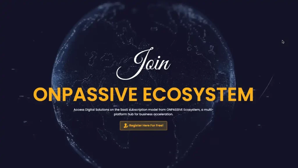 ONPASSIVE Ecosystem - jedinečný ekosystém, ktorý prináša neuveriteľné digitálne riešenia