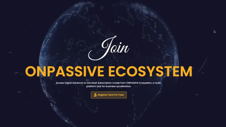 ONPASSIVE Ecosystem - jedinečný ekosystém, ktorý prináša neuveriteľné digitálne riešenia