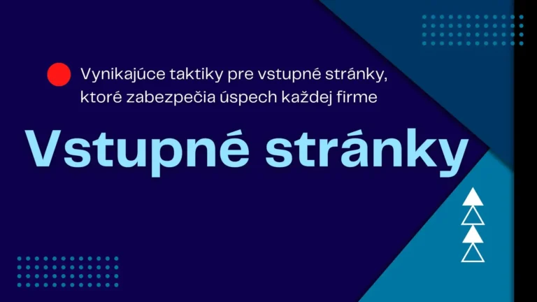 Vstupné stránky