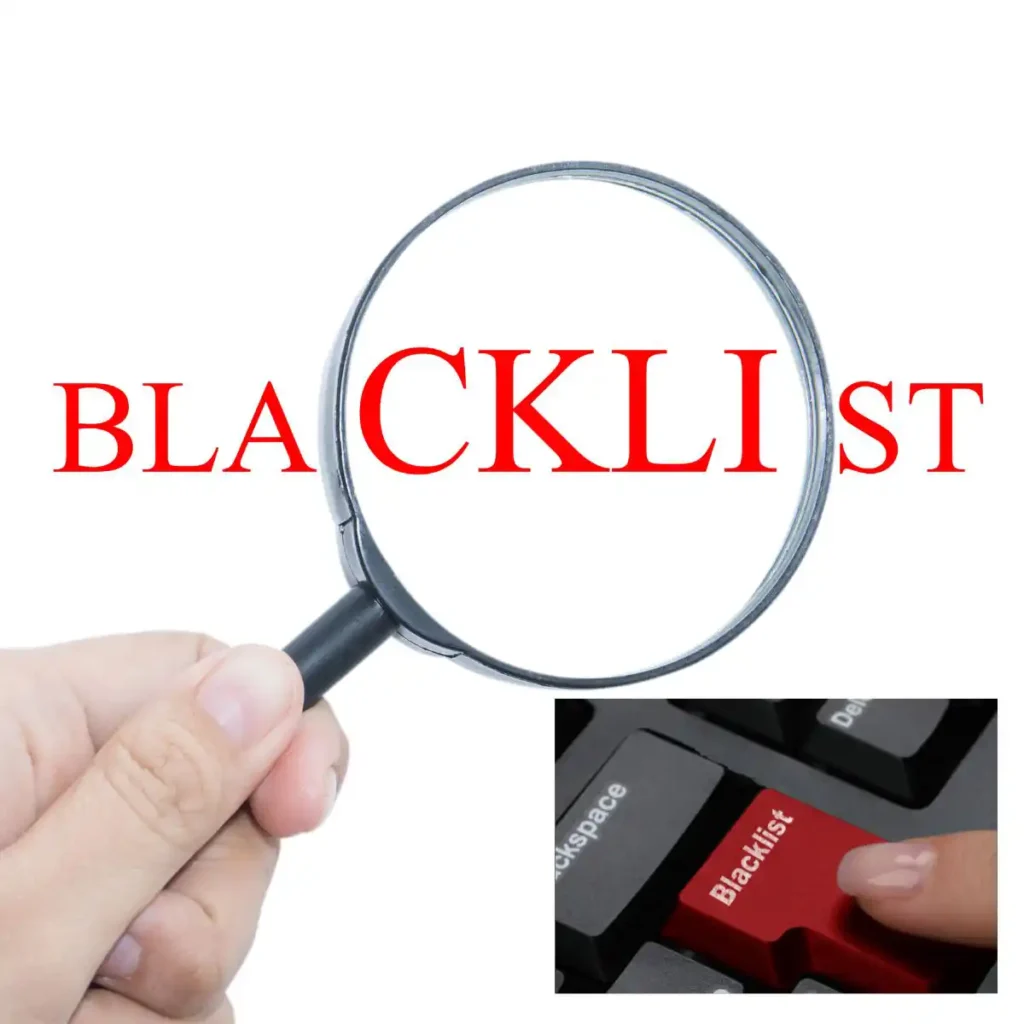 e-mailová čierna listina (Email blacklist)